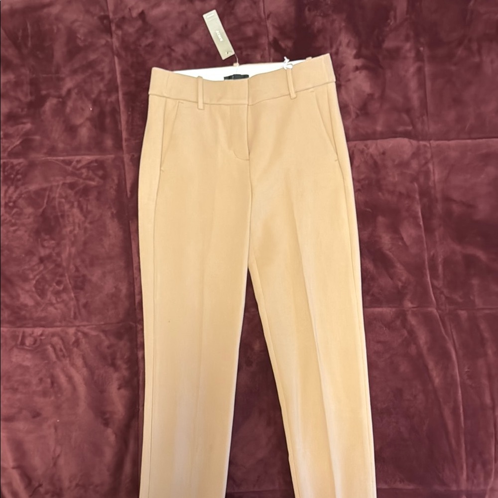 J. Crew Tan Trousers Straight Leg